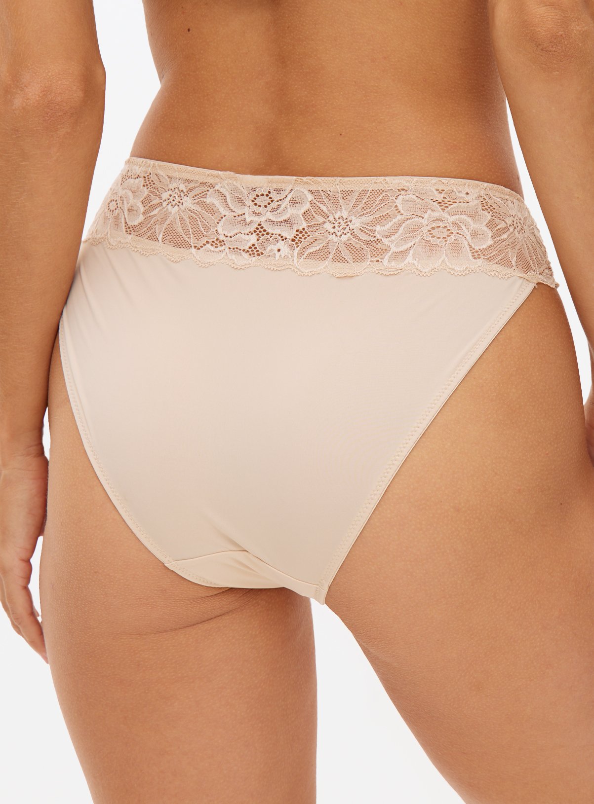 Floral Trim High Leg Knickers 3 Pack  20 - Image 4 thumbnail